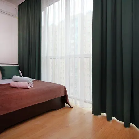 Уютные И Комфортные Квартиры В Жк Манхэттен Apartment Almaty Exterior photo